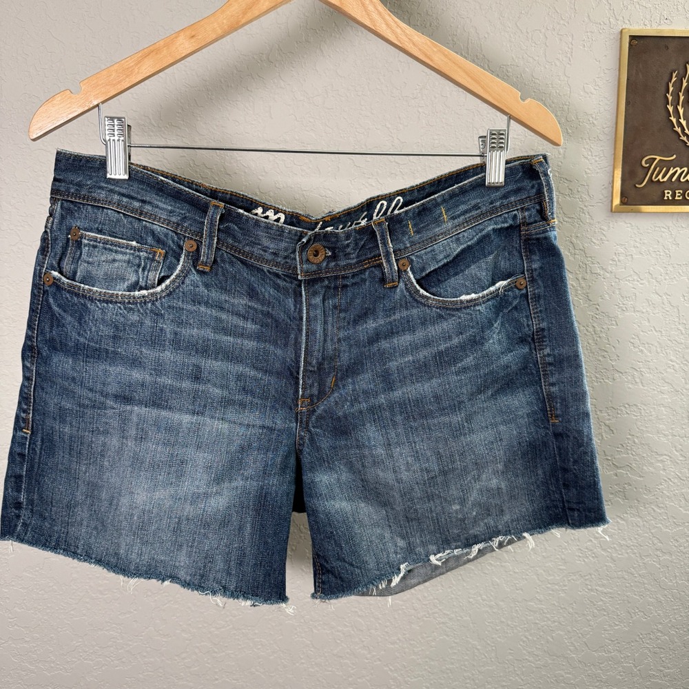 Madewell Dark Blue Denim Jean Shorts